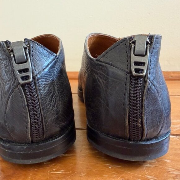 Cydwok handmade black leather shoes, women's size 38 - Picture 3 of 4